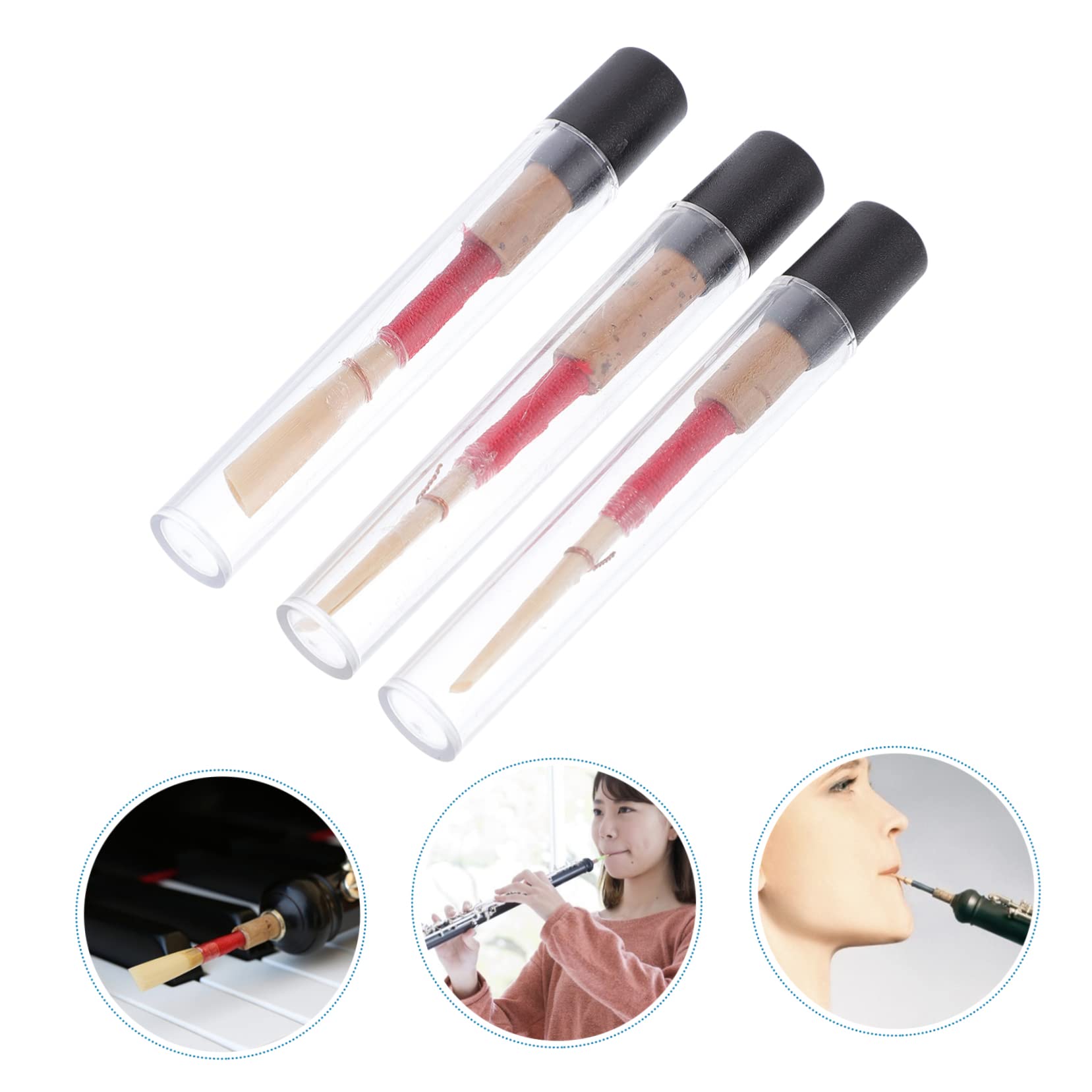 HEMOTON 9 Pezzi Accessori Per Strumenti Oboe Parti Di Ricambio Per Strumenti A Fiato Doppio Fascio Sostituzione Ance Forniture Per Oboe Ance Di Ricambio Confezionate Singolarmente