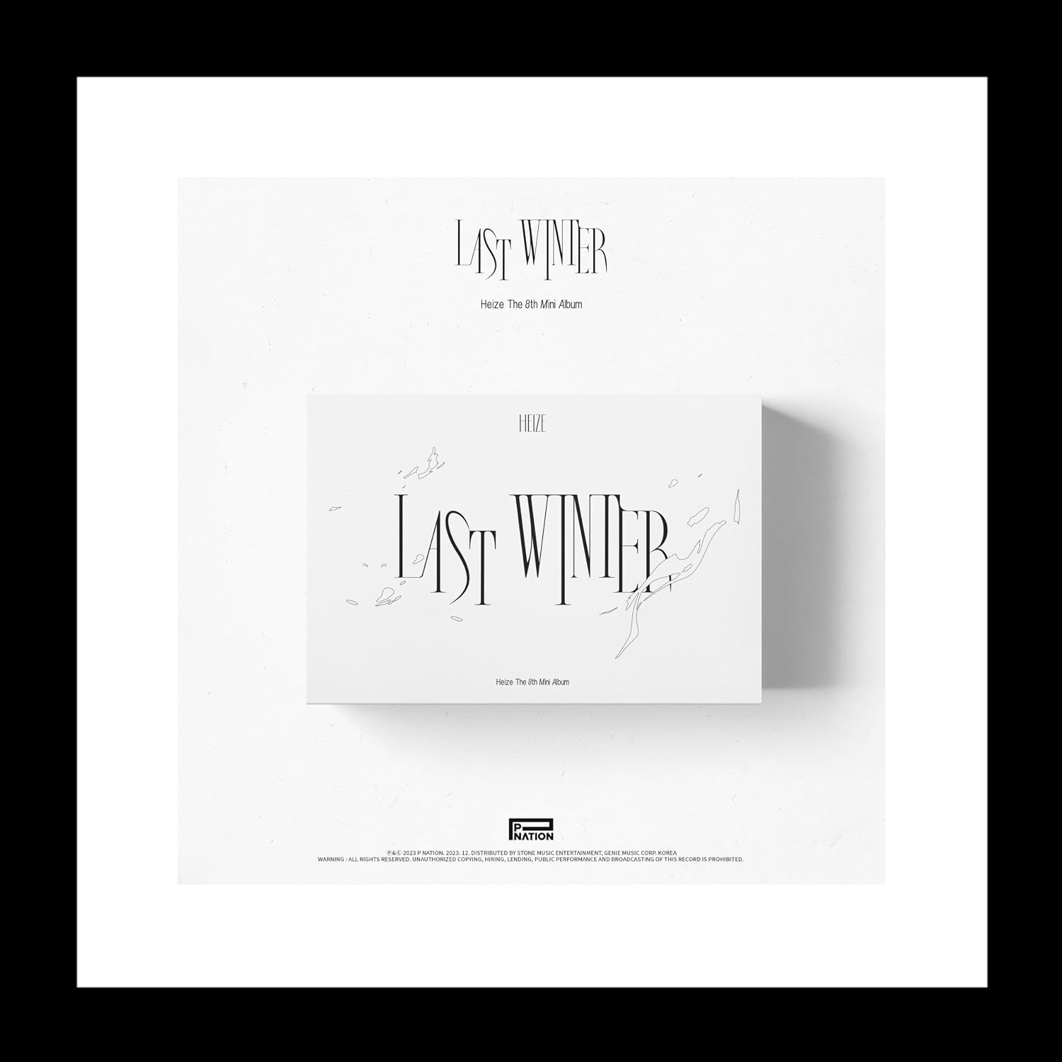 HEIZE Last Winter 8th Mini Album CD+Poster on Pack+Photobook+Lyrics Paper+Track Artwork+Paper Incense+Photocard+Secret Message Card+Tracking Sealed