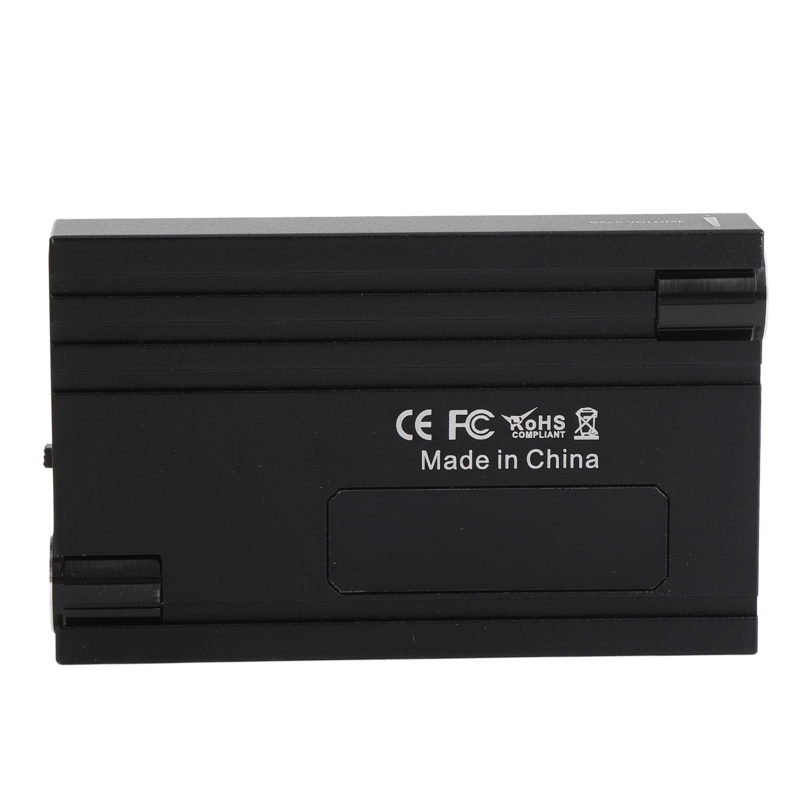 Fabater Amplificatore per Cuffie HIFI Ad Alta capacità Bassi Regolabili per L'ascolto in Movimento Jack da 3,5 Mm Costruzione in Lega di Alluminio