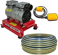 Bomba para Poço Artesiano até 60 Metros Tipo Compressor 220V + Bóia Elétrica Bivolt + 100 Metros de Tubo