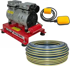 Bomba para Poço Artesiano até 60 Metros Tipo Compressor 220V + Bóia Elétrica Bivolt + 100 Metros de Tubo