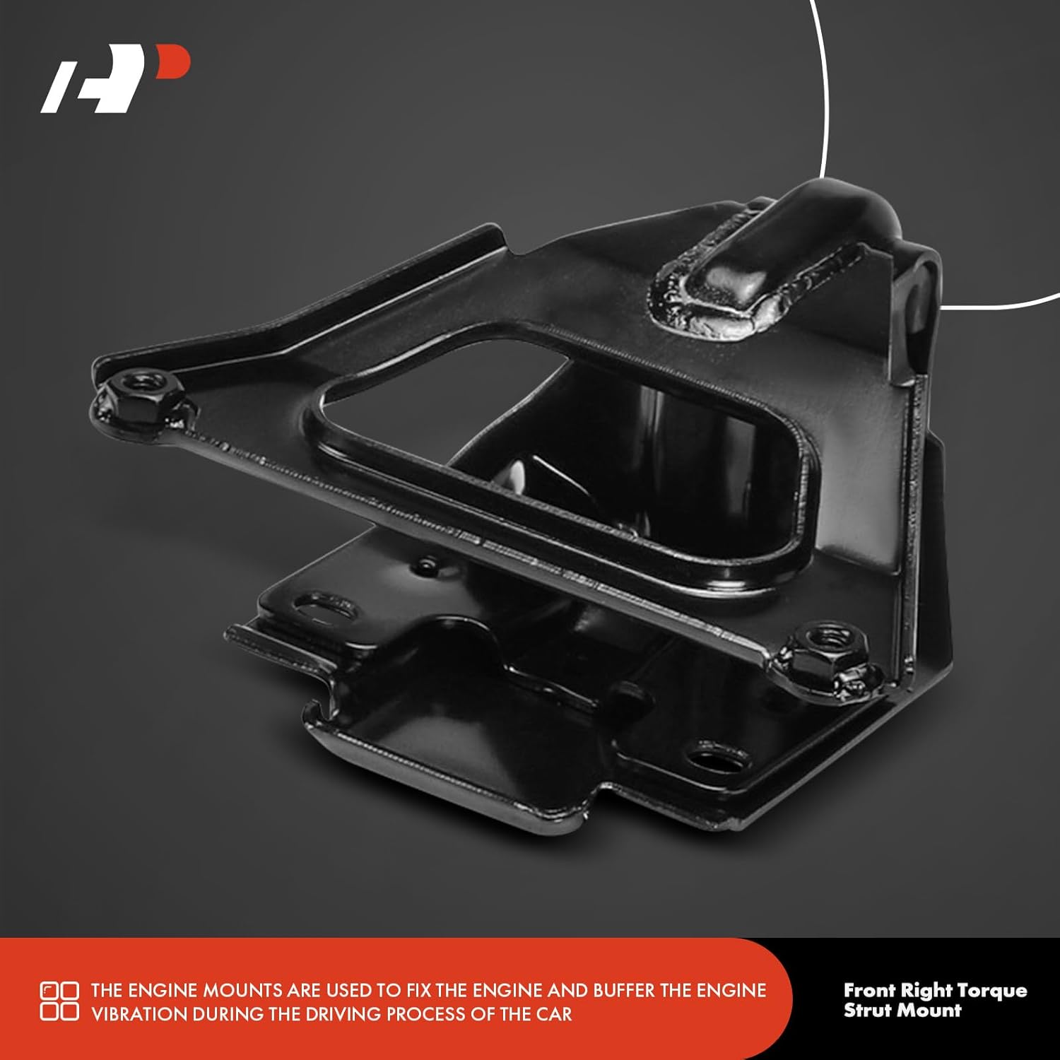 A-Premium 6PCS Engine Motor Mount Transmission Mount and Torque Strut Mount Set Compatible with Pontiac Grand Prix 2004 2005 2006 2007, 3.8L, Automatic Transmission, Replace# 22146432, 10448576