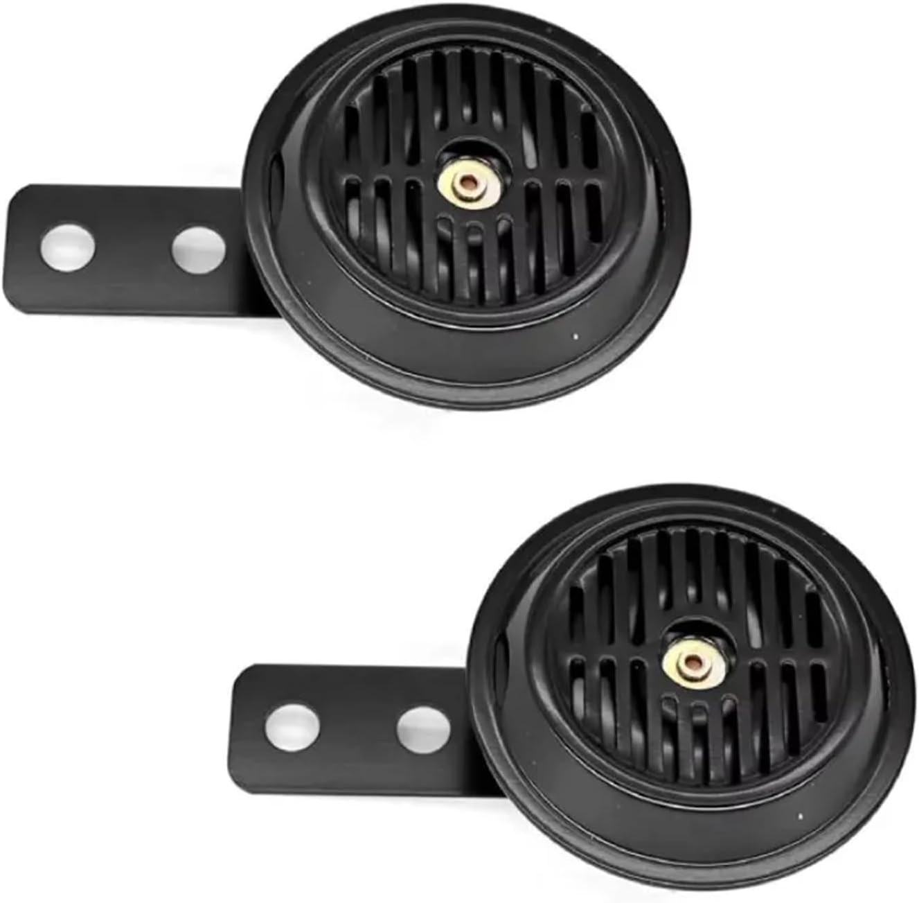 New Motorcycle Waterproof Round Loud Horn Speakers Electric Horn Kit 12V 1.5A 105db For Accessories(2 Pcs)
