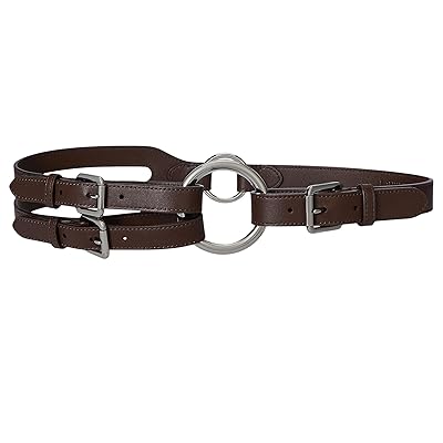 Lauren Ralph Lauren Smooth Leather Ring Triple Stripe Belt Women
