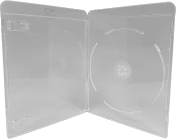 Mediaxpo Premium Slim Clear Blu-Ray Single Cases 7MM Pack of 25