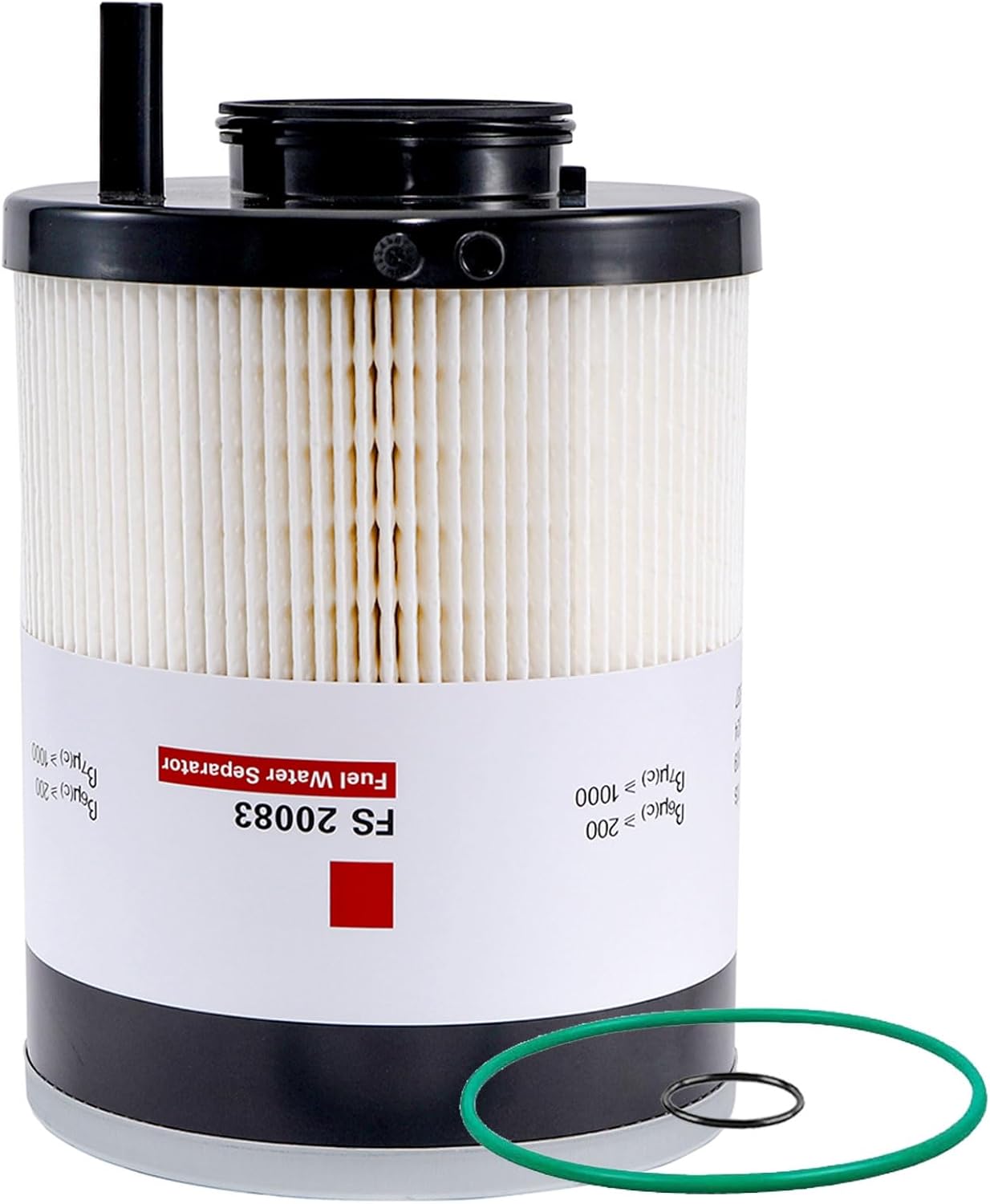 FS20083 Fuel Water Separator Filter Compatible with Freightliner Cascadia Cummins ISX X12 X15 DD13 DD15 DD16 Detroit Diesel Engines Replaces A48507 PF46145 A0000905051 PF46145 Set Of 1