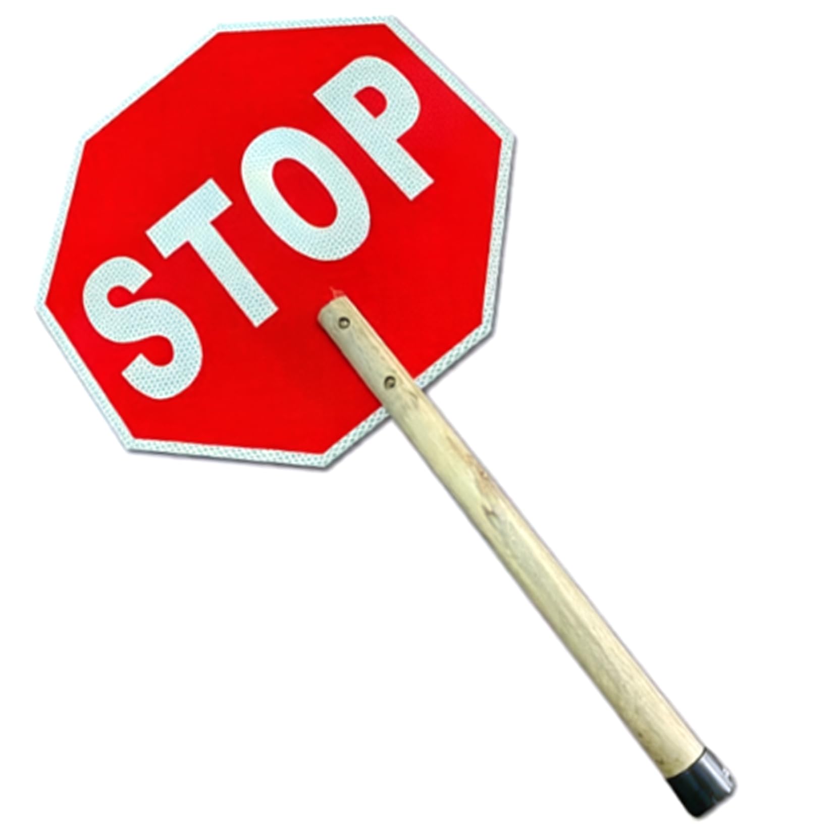 Bonalake Red Stop Sign With Handle, Professional Traffic Signs Slow Paddle, 13In Hand Held Stop Sign For Crossing Guards, Flaggers & Construction Hand Held