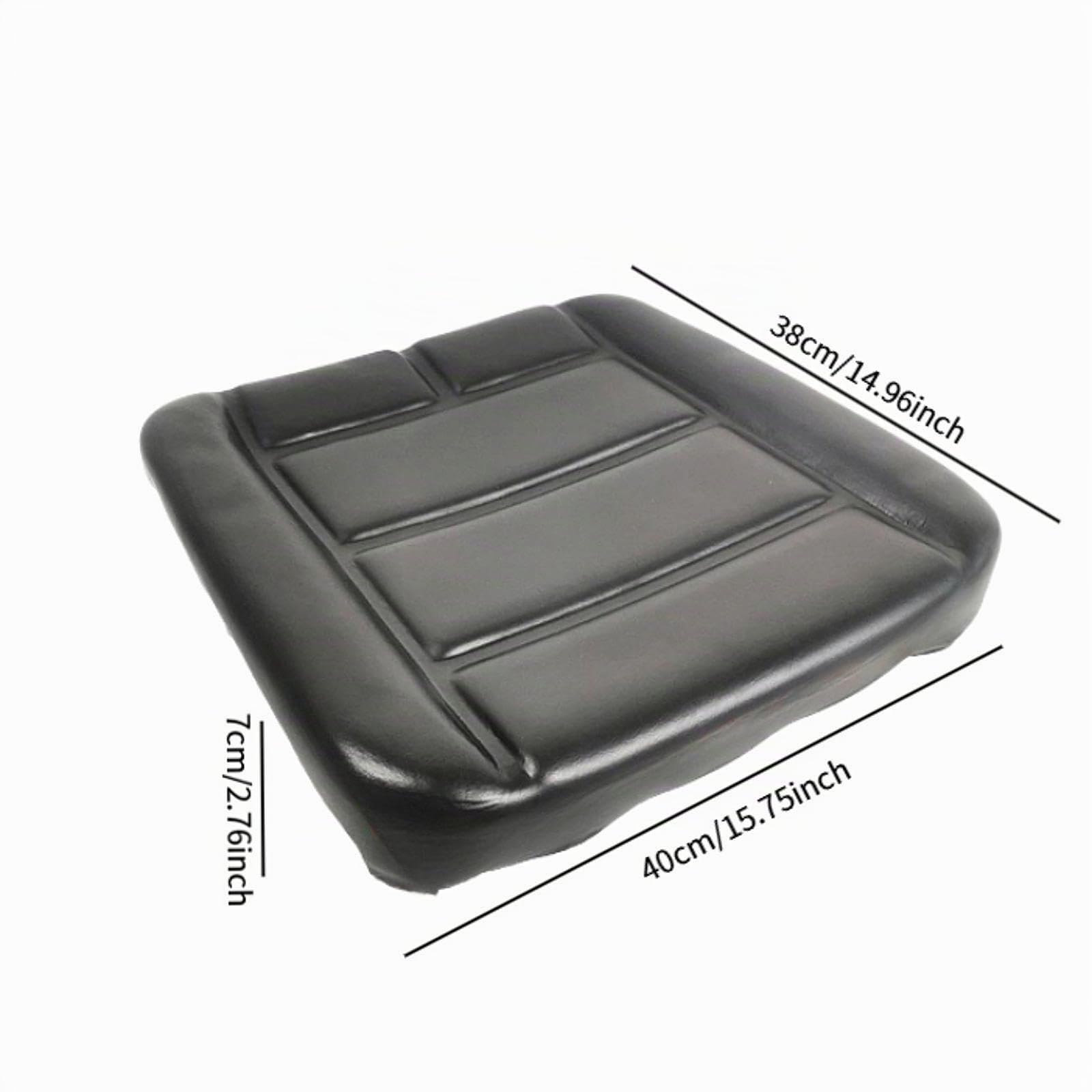 Perfeclan Coussin de siège de Chariot élévateur, imperméable, Confortable, Universel, pour chargeuse compacte, Tracteur, Machines agricoles, tondeuses, 43cmx38cm