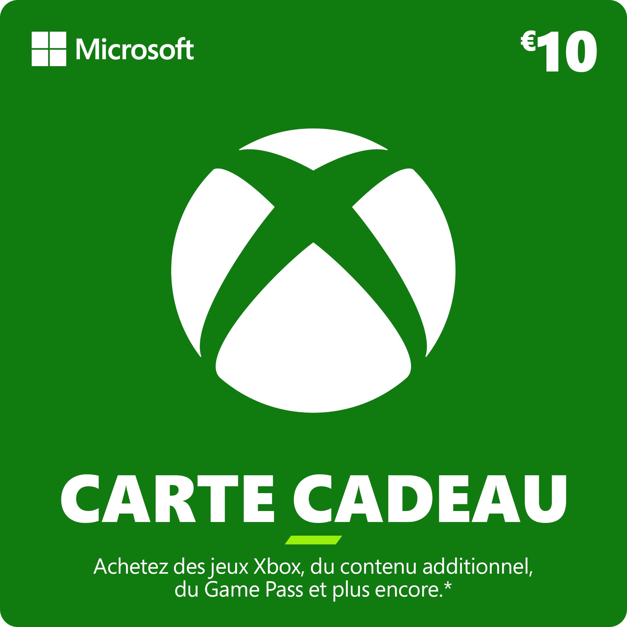 Xbox Carte Cadeau 10 EUR [Code Digital] - 2