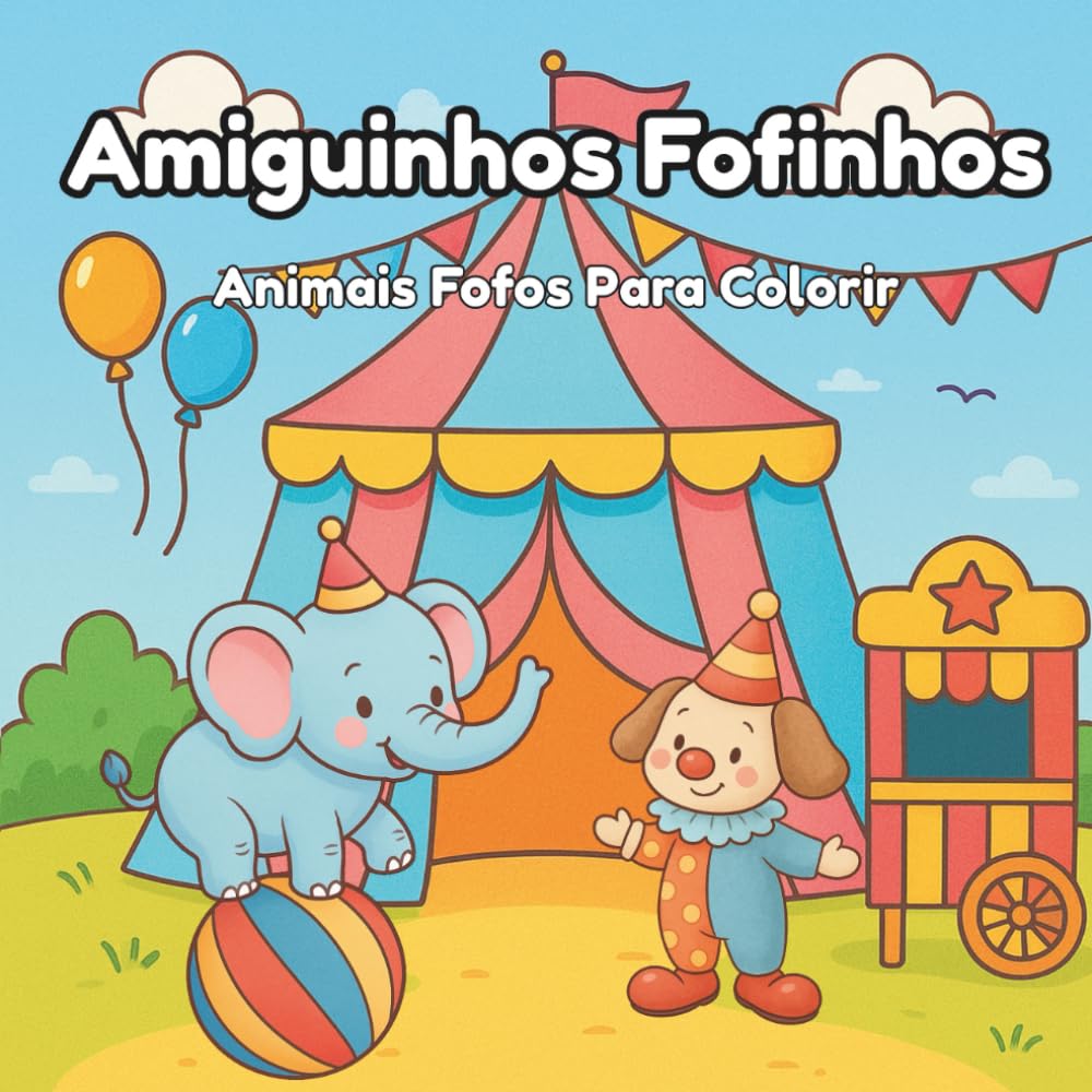 Amiguinhos Fofinhos: Animais Fofos Para Colorir