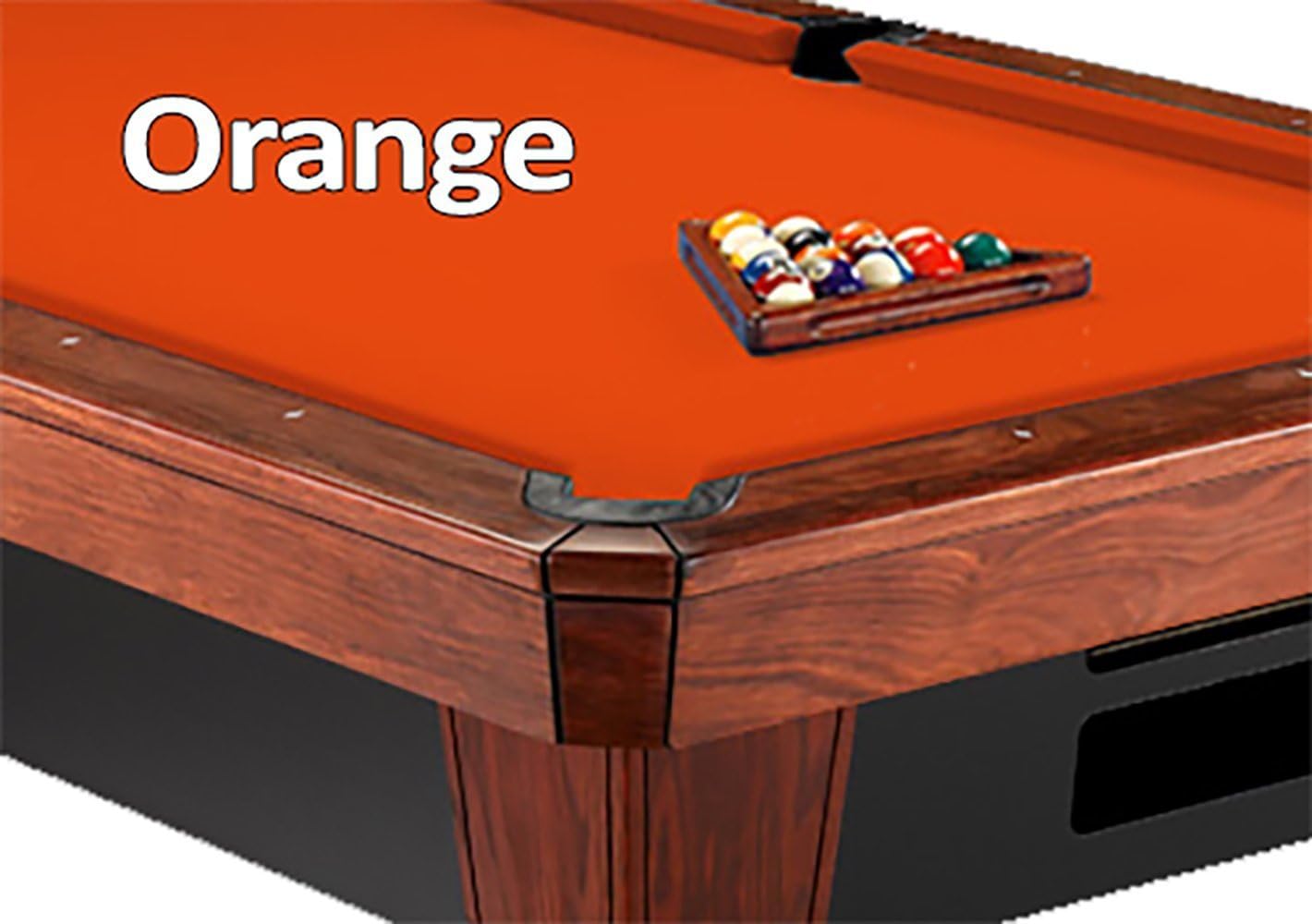 Simonis 860 Orange Pool Table Cloth 9' Billiard Cloth