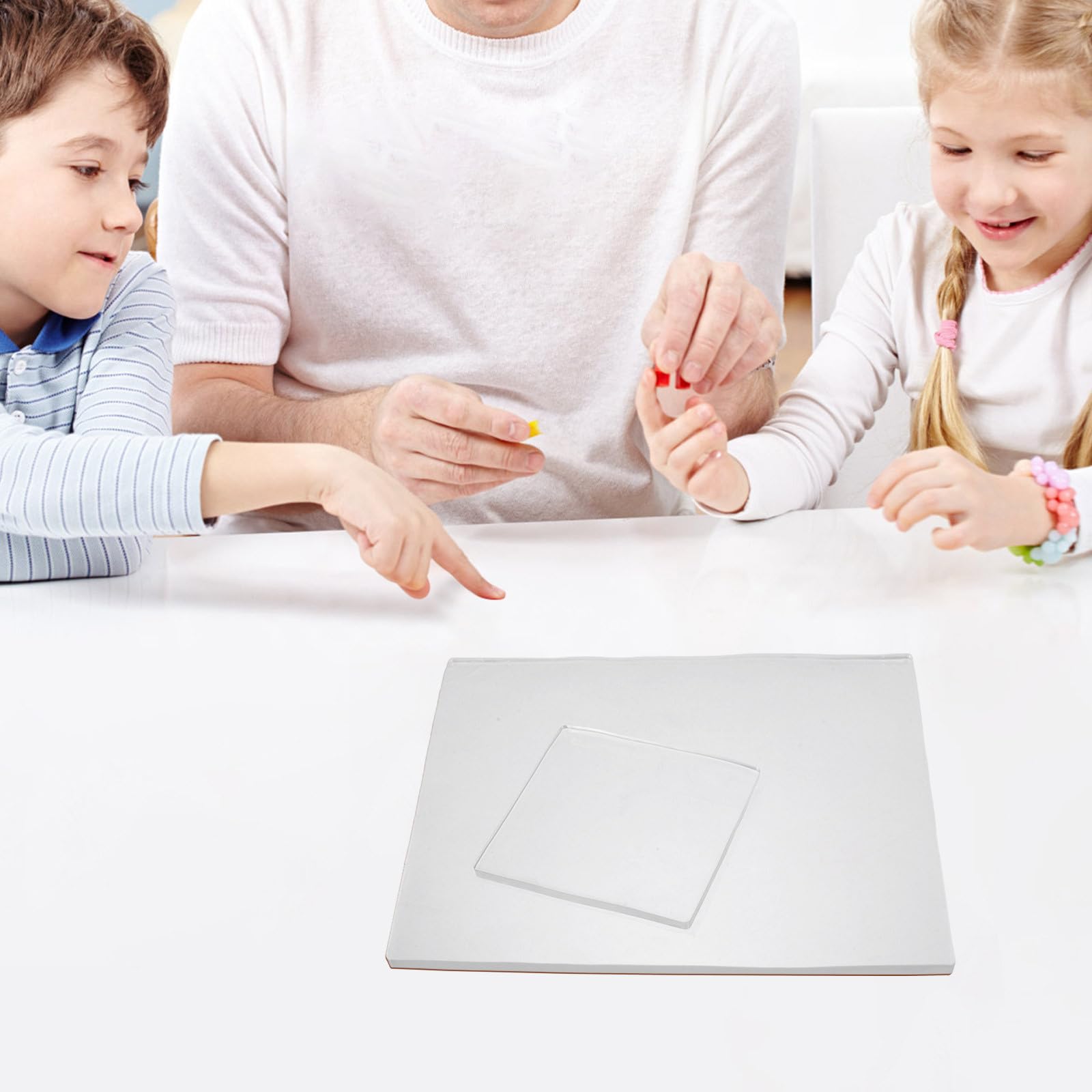 2 Piezas Placa de Gel para Impresión Infantil, Lisa y Suave