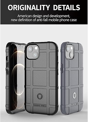 Miniatura 3 de Monwutong Funda delgada para iPhone 13 Mini, resistente funda duradera con protección de grado militar a prueba de golpes y caídas y protección del