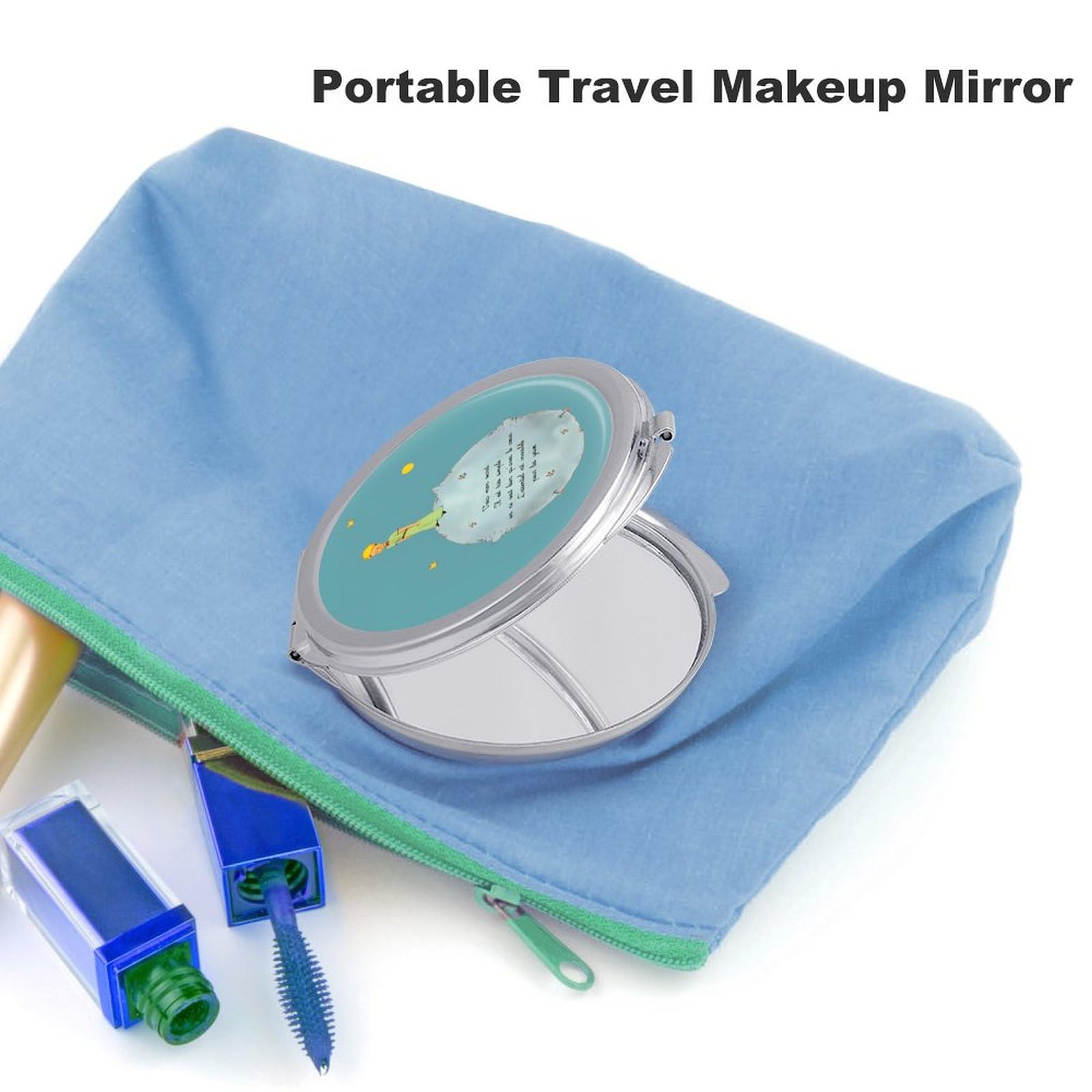 Amazon.co.jp: 星の王子さま 可愛い 手持ち化粧鏡 化粧鏡 手鏡 鏡