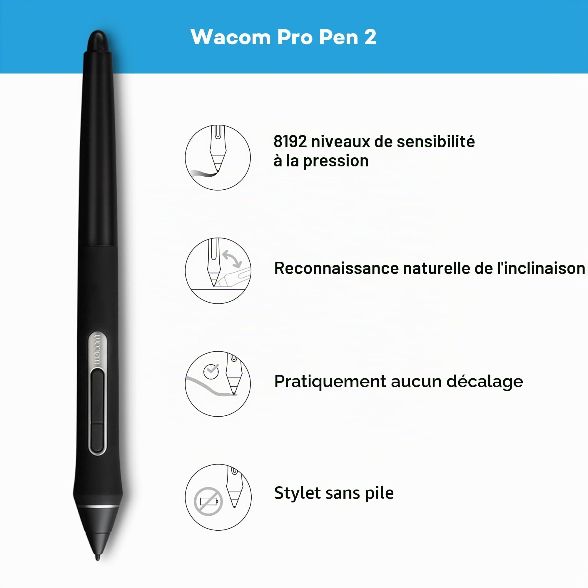Wacom Intuos, Noir, M