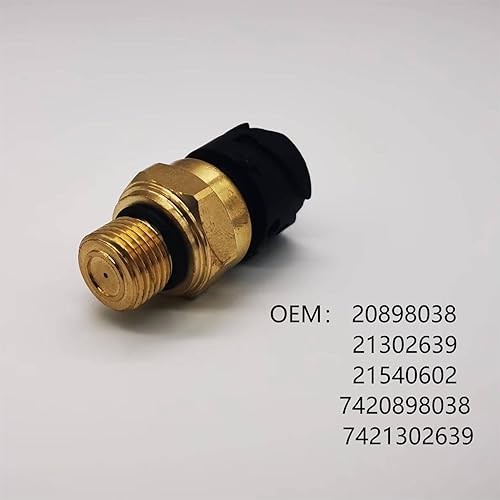 Miniatura 3 de 20898038 Sensor de presión de combustible de aceite 21302639 compatible con Volvo Renault Penat Truck VD12 D13 Reemplazo para 21540602 7420898038