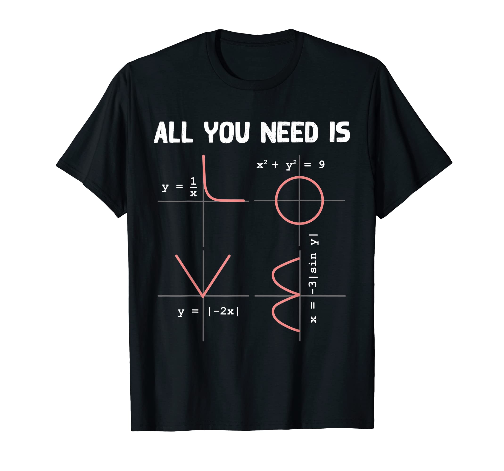 Math Gifts & AccessoriesFunny Math Lover - Science Student All You Need Is Love T-ShirtOEKO-TEX STANDARD 100