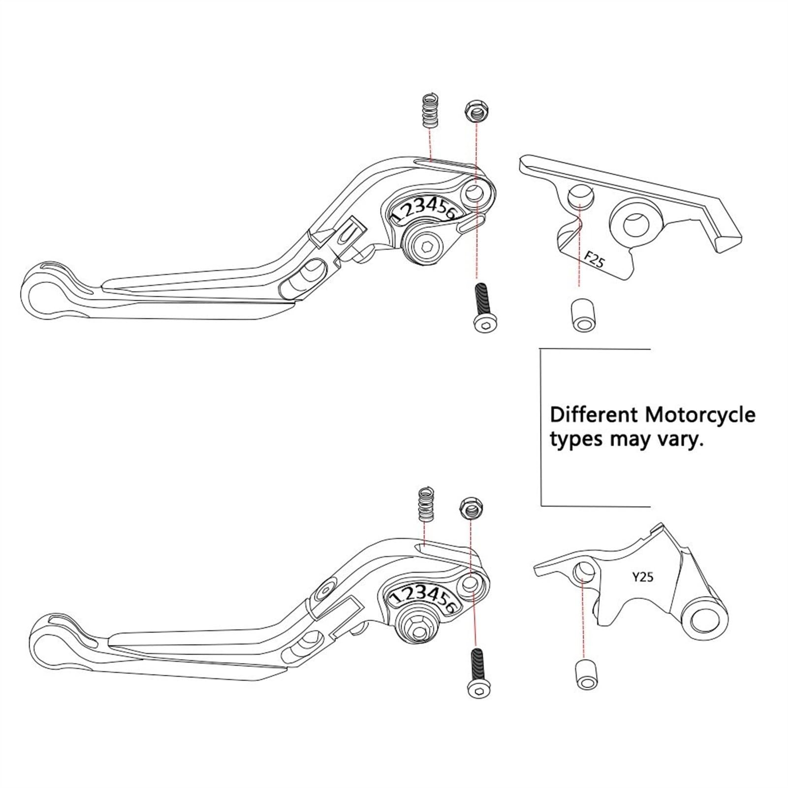Per CBR125R CBR 125R 125 R 2004 2005 2006 2007 2008 2009 2010 Moto Leva Del Freno Frizione Maniglia Manopole Regolabili Set