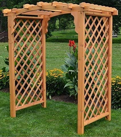 Amazon.com : Amish-Made Jamesport Style Cedar Arbor - 6' Wide
