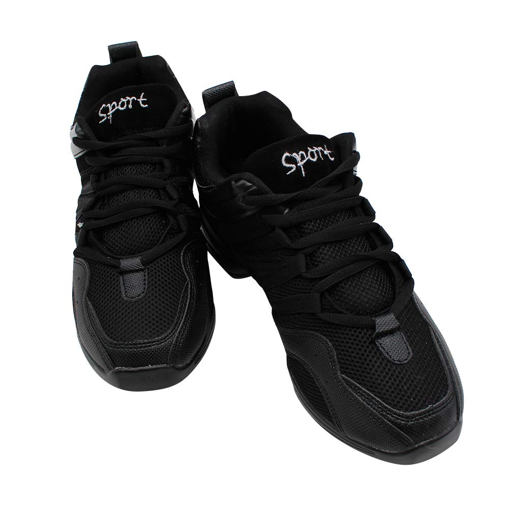 Zapatos Aire Libre Deportes Danza Mujer - Mujeres Lona Cordones Suela de Goma Zapatillas Moda Practicidad Running Sneaker Jazz Contemporáneo Baile Informal (Los Zapatos Son más pequeños)