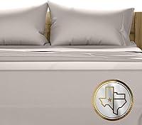 Vista 43 de TEXAS LINEN CO. Juego de 4 fundas de almohada 100% algodón egipcio, tamaño estándar/Queen, lujosas fundas de almohada de algodón de 1500 hilos