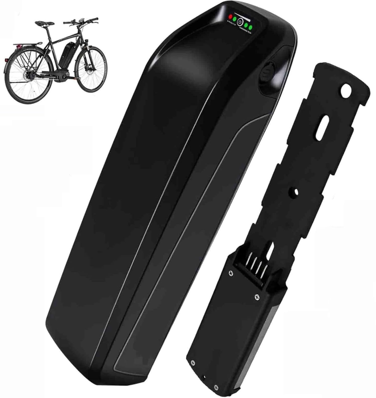 Batería De Bicicleta Eléctrica De 36 V, 15 Ah, 20 Ah, 25 Ah, Con Placa De Protección BMS Para Motor De 200 W, 350 W, 500 W, 800 W Con Cargador. 4-pin,36V 25AH