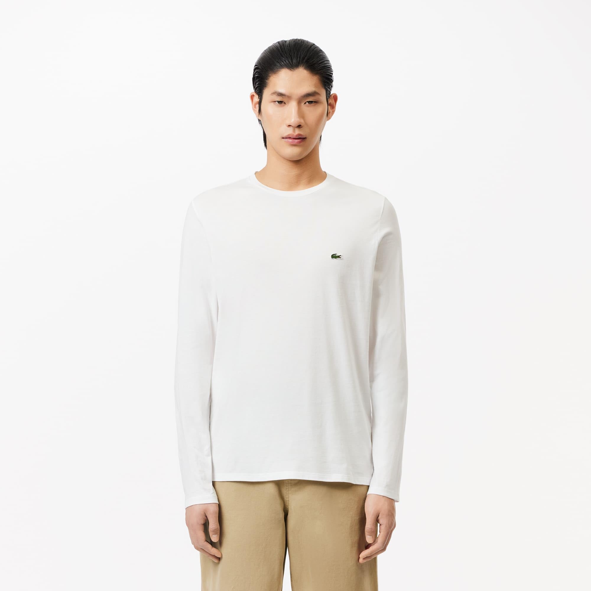 Lacoste T-shirt męski, Biały (001), L