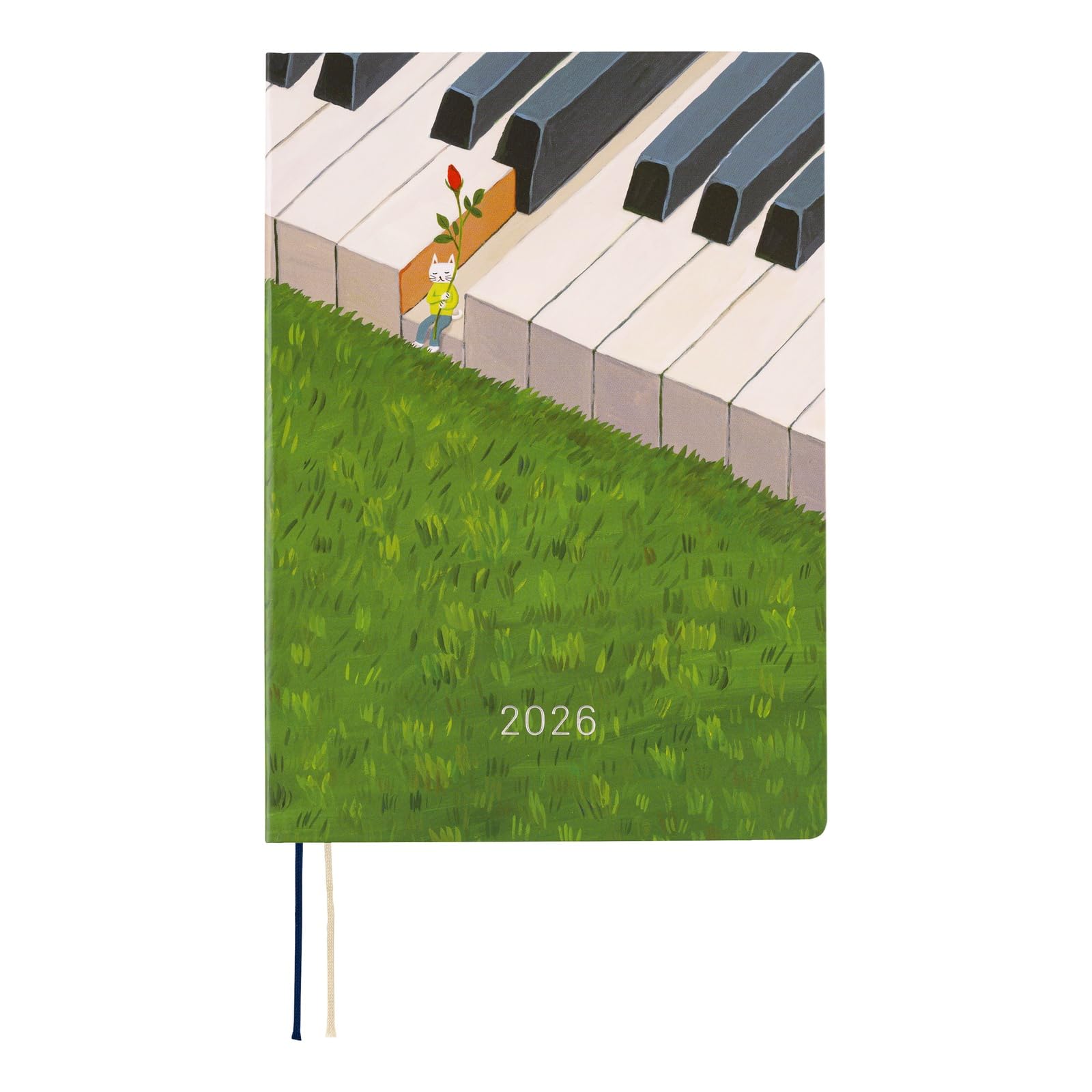 Almost Nichi Notebook 2026 HON Takko Kubota / Waiting for Wonde [A5 / 1 page per day / January / Monday] : Office Products