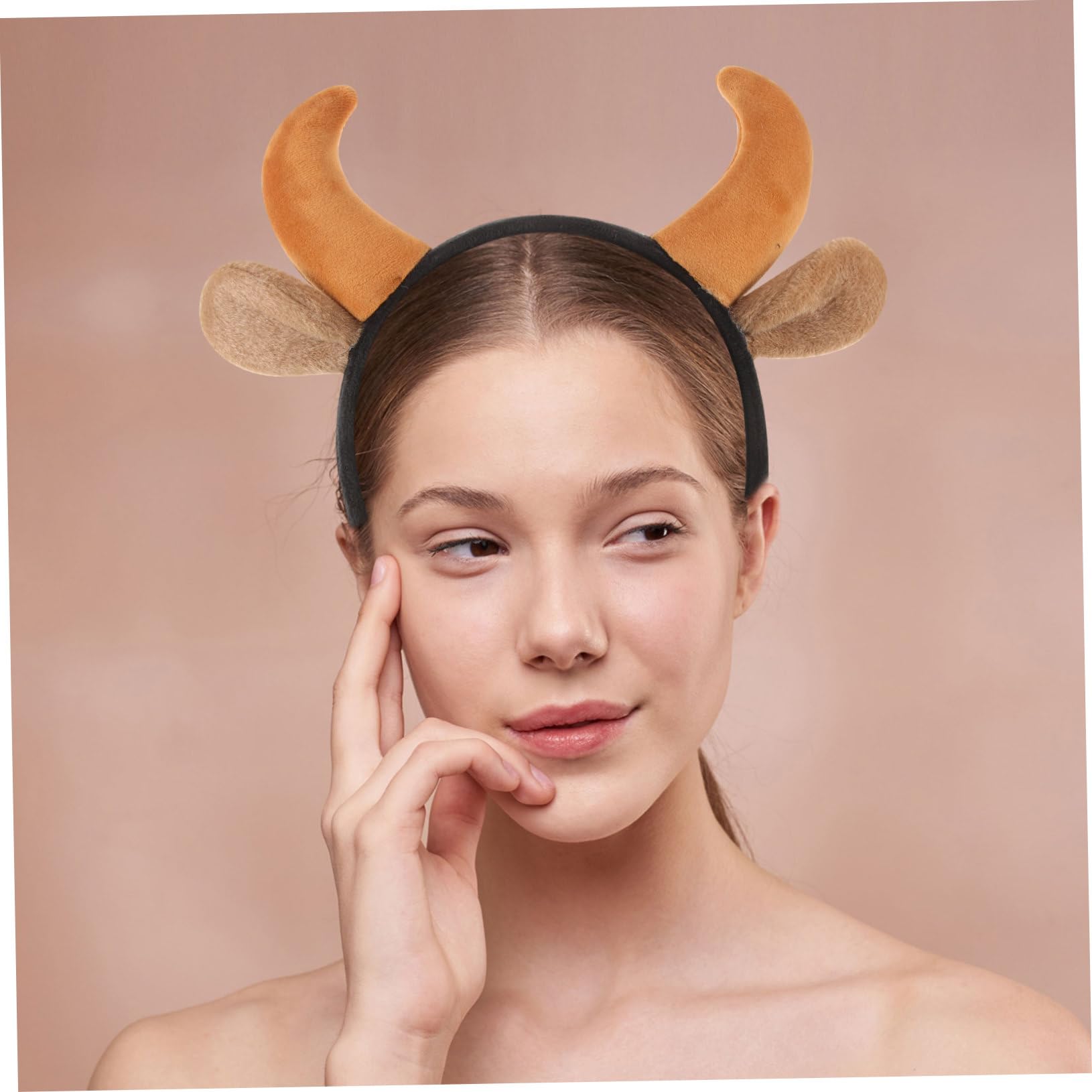 SHERCHPRY 12pezzi Corna Di Halloween Con Fasce Per Accessori Per Travestimenti Decorazioni Per Feste e Cosplay Disponibili Scuro