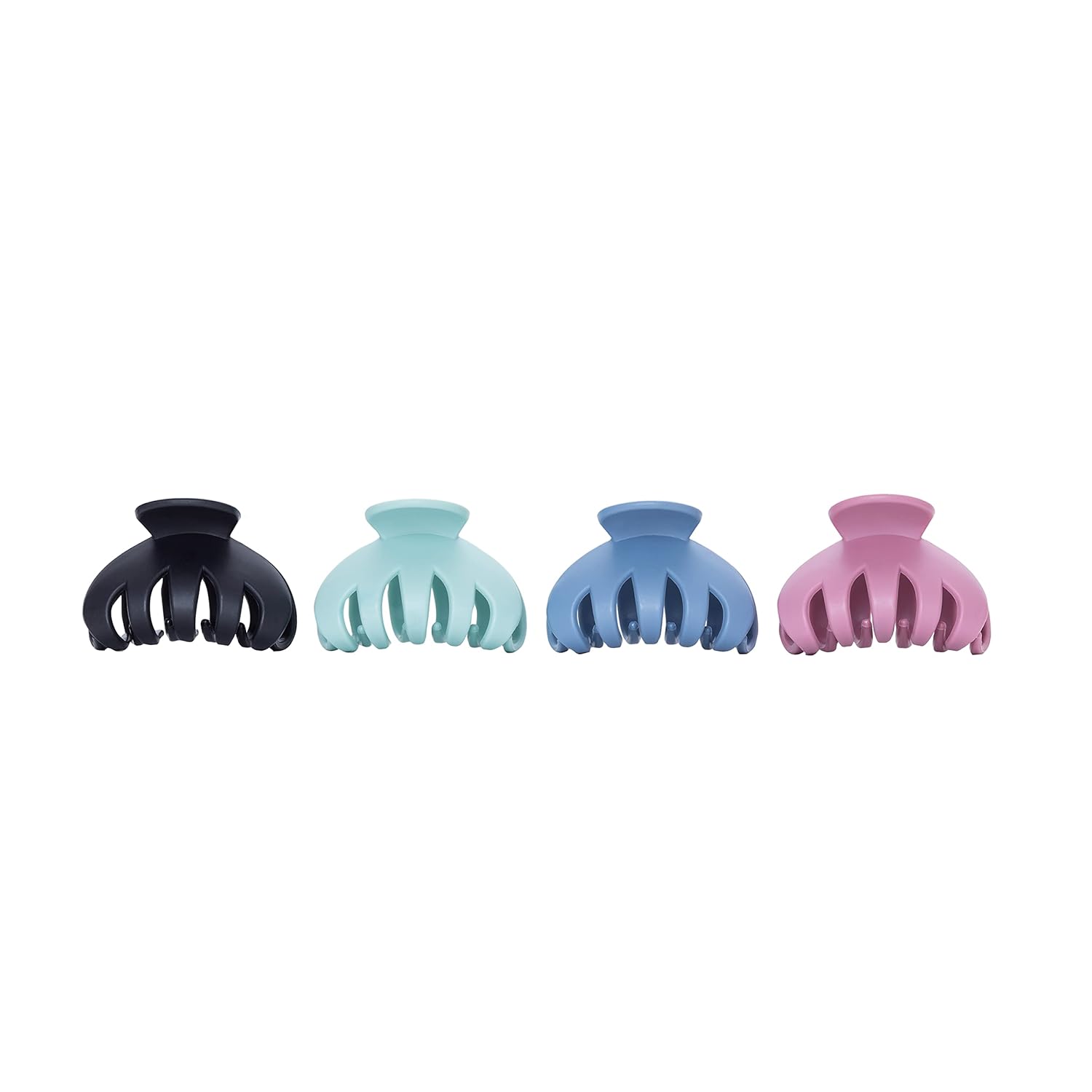 Planet Goody Spider Claw Hair Clip, 4-Count - Assorted Bright Colors - Medium to Long Hair - Long-lasting & Will Not Slip - Pain-Free Hair Accessories for Women, Men, Boys & Girls - All Hair Types : Beauty & Personal Care