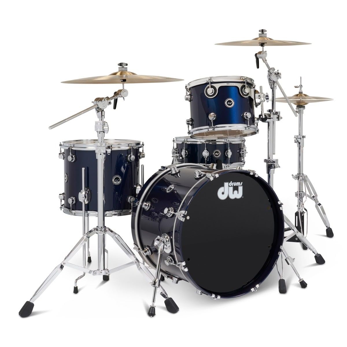 Amazon.com: DW DWe 4-piece Shell Pack - Midnight Blue Metallic