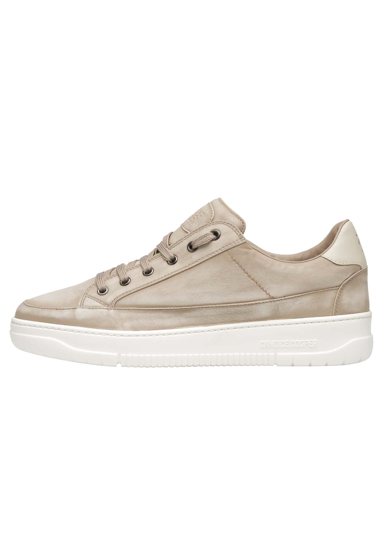 Candice Cooper VITO 06 Leather Sneakers, Gray, 8 UK