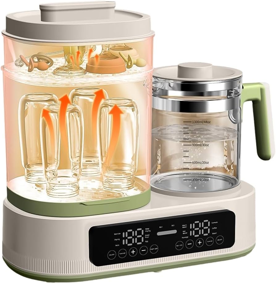 【新品未使用】　多機能ウォーマー　ミルクウォーマー　哺乳瓶　高温スチーム消毒 Amazon.co.jp: TVTKE哺乳瓶 消毒 ミルクウォーマー 多機能ボトル