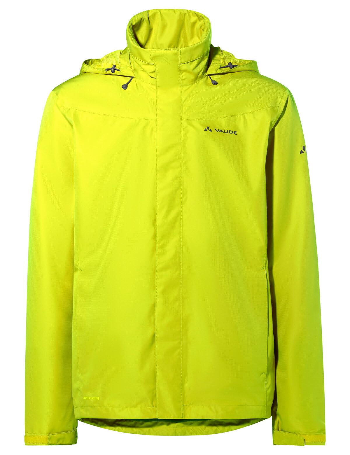 VAUDE Escape Bike Light Regenjacke Herren – Fahrradjacke wasserdicht atmungsaktiv winddicht, 2-Lagen mit verstaubarer Kapuze