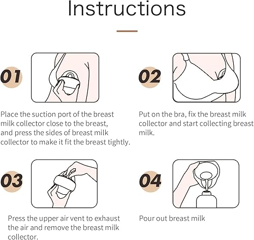 Miniatura 6 de Phanpy - Extractor de leche materna manual de silicona, para colector de leche materna con forma de aguacate, recibe leche filtrada, protege los