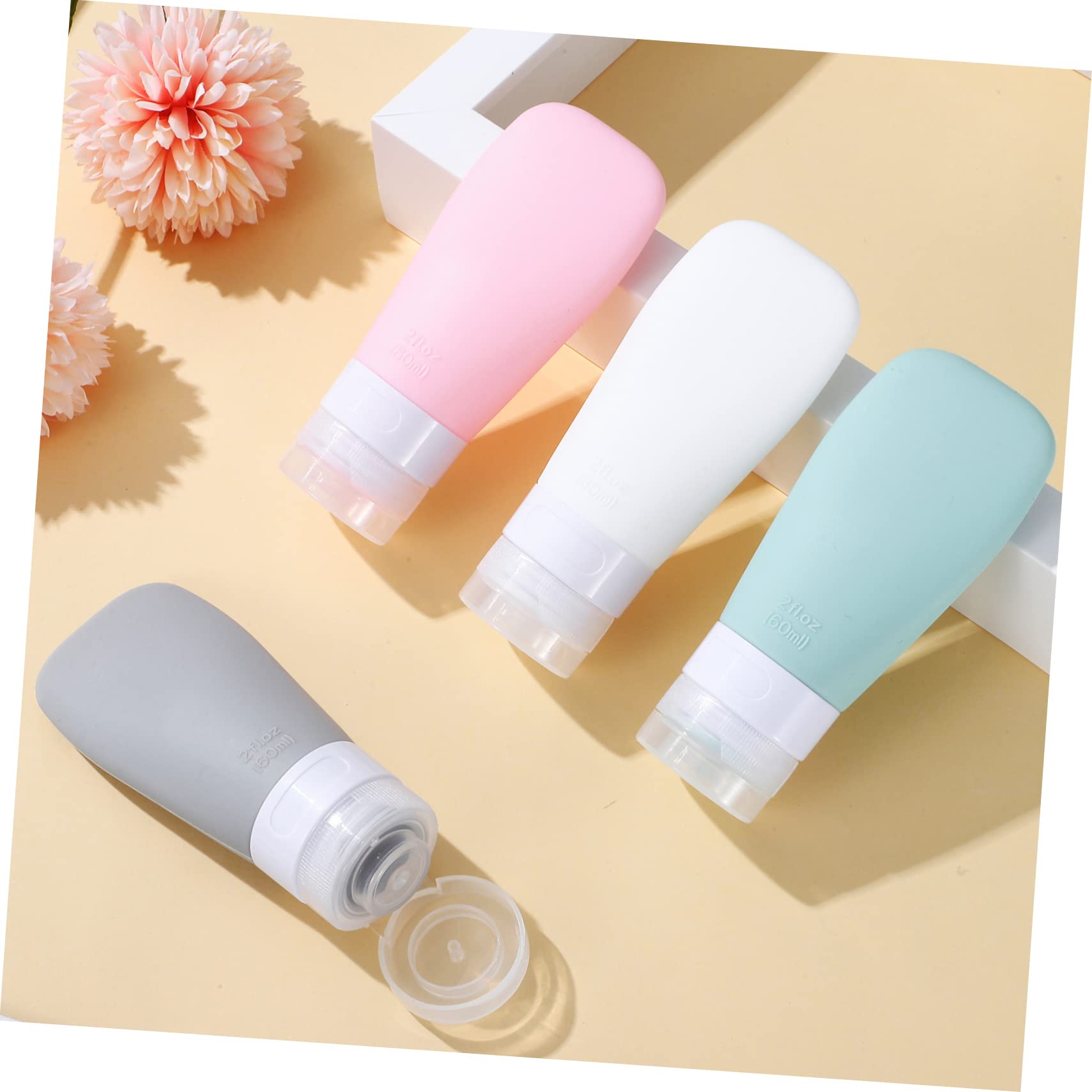 FRCOLOR 12pezzi Flaconi Ricaricabili Squeeze Da Viaggio Contenitori Per Shampoo e Detergenti Impermeabili e Facili Da Riempire Per Bagagli e Attività All Aperto