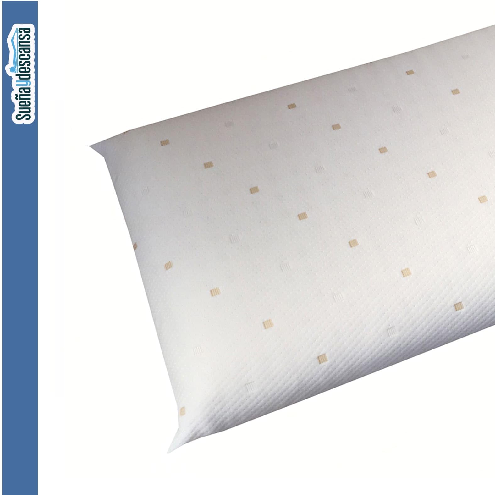 Almohada de Latex Perforada de Maximo Confort con Funda con Cremallera (150 cm)