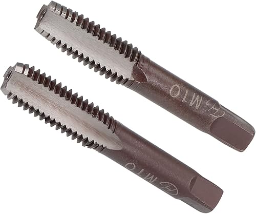 Miniatura 8 de Machos roscados manuales, rosca M8 x 1, herramienta de aleación métrica de acero roscado de rosca inferior - (aplicaciones para reparación de roscas