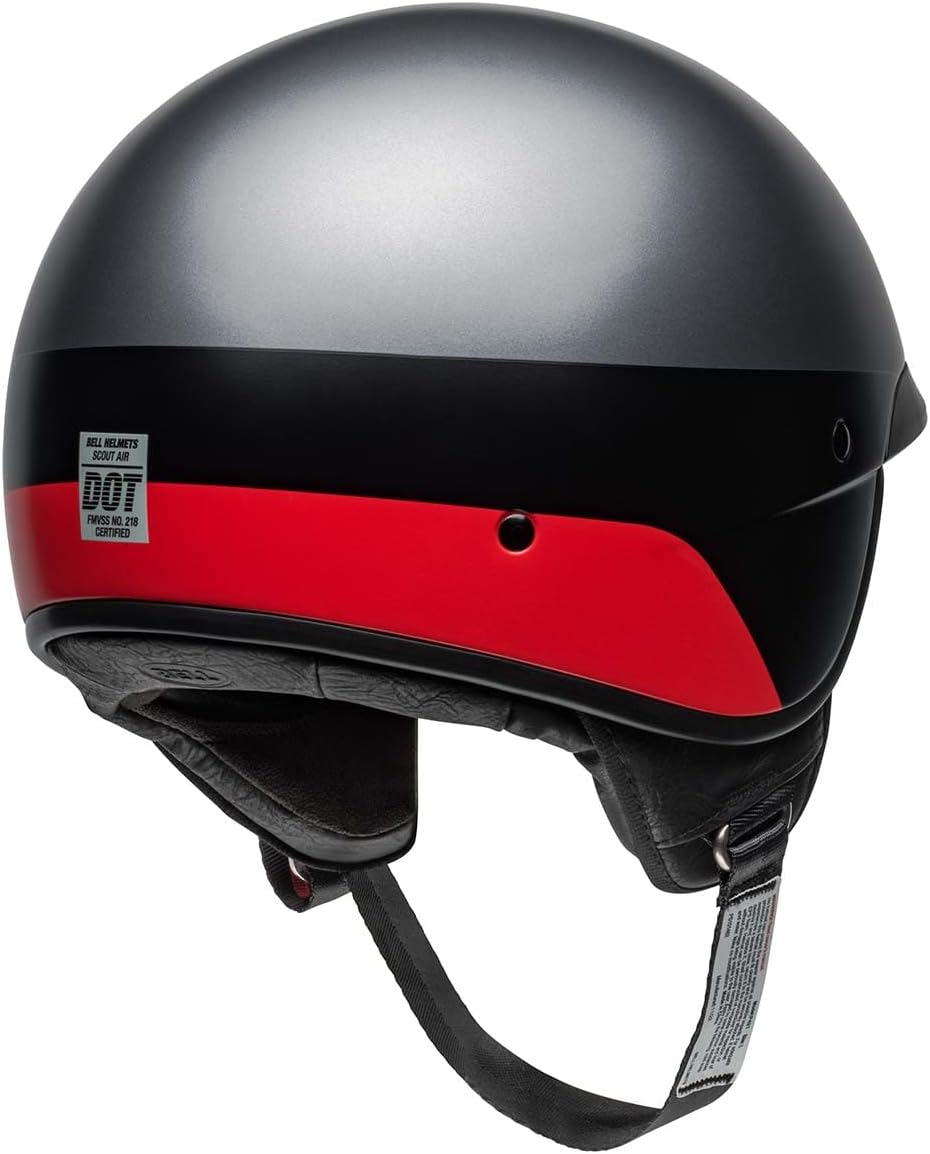 Bell Powersports Scout Air Array Satin Gray/Red Medium