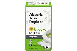 Tidy Cat Breeze Litter Pads: 40 Pads for Odorless Litter Experience