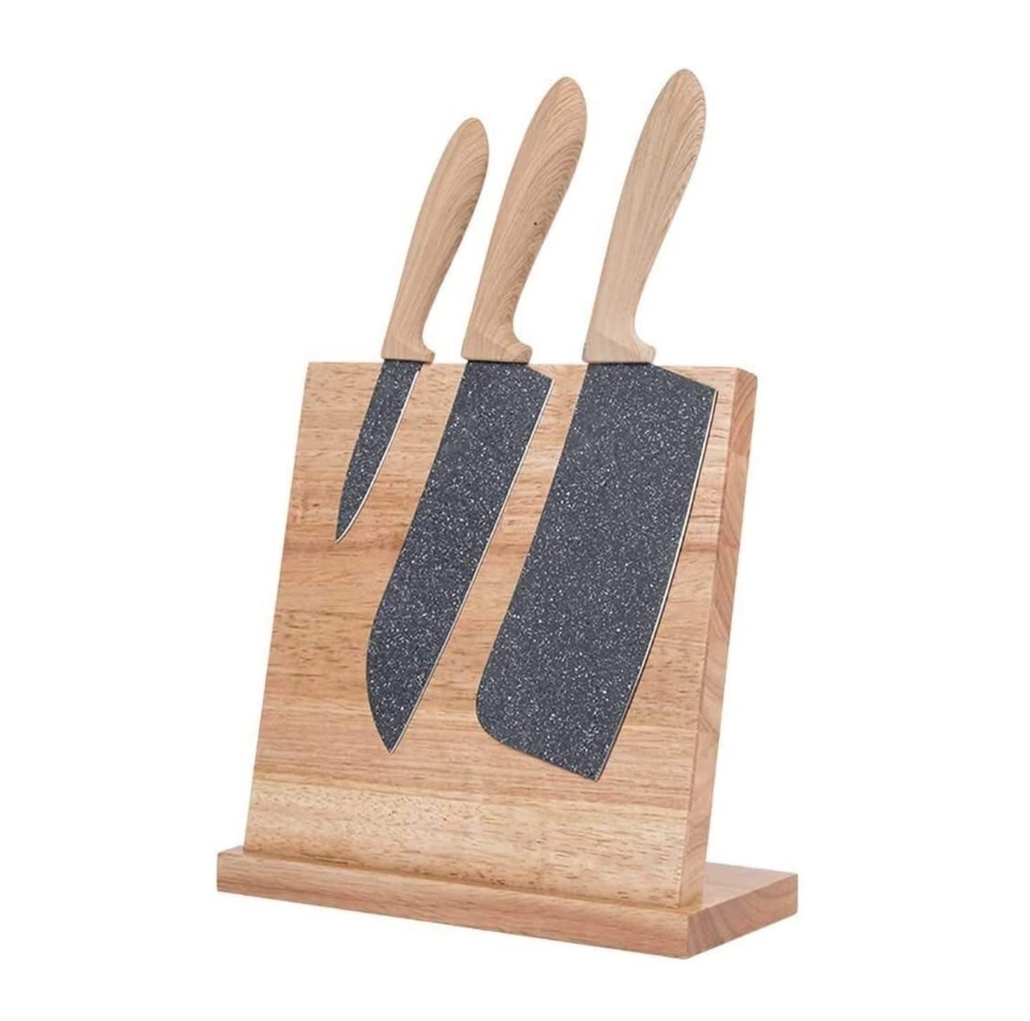 Bloque Cuchillos Cocina Tablero Magnético para Cuchillos, Bloque para Cuchillos De Cocina, Soporte para Cuchillos, Estante De Almacenamiento De Capacidad, Magnético Fuerte