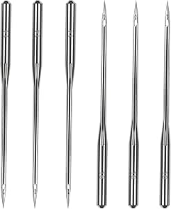 50 Pcs Size 100/16 Sewing Machine Needles - Heavy Duty Needles For Leather, Denim & Thick Fabrics