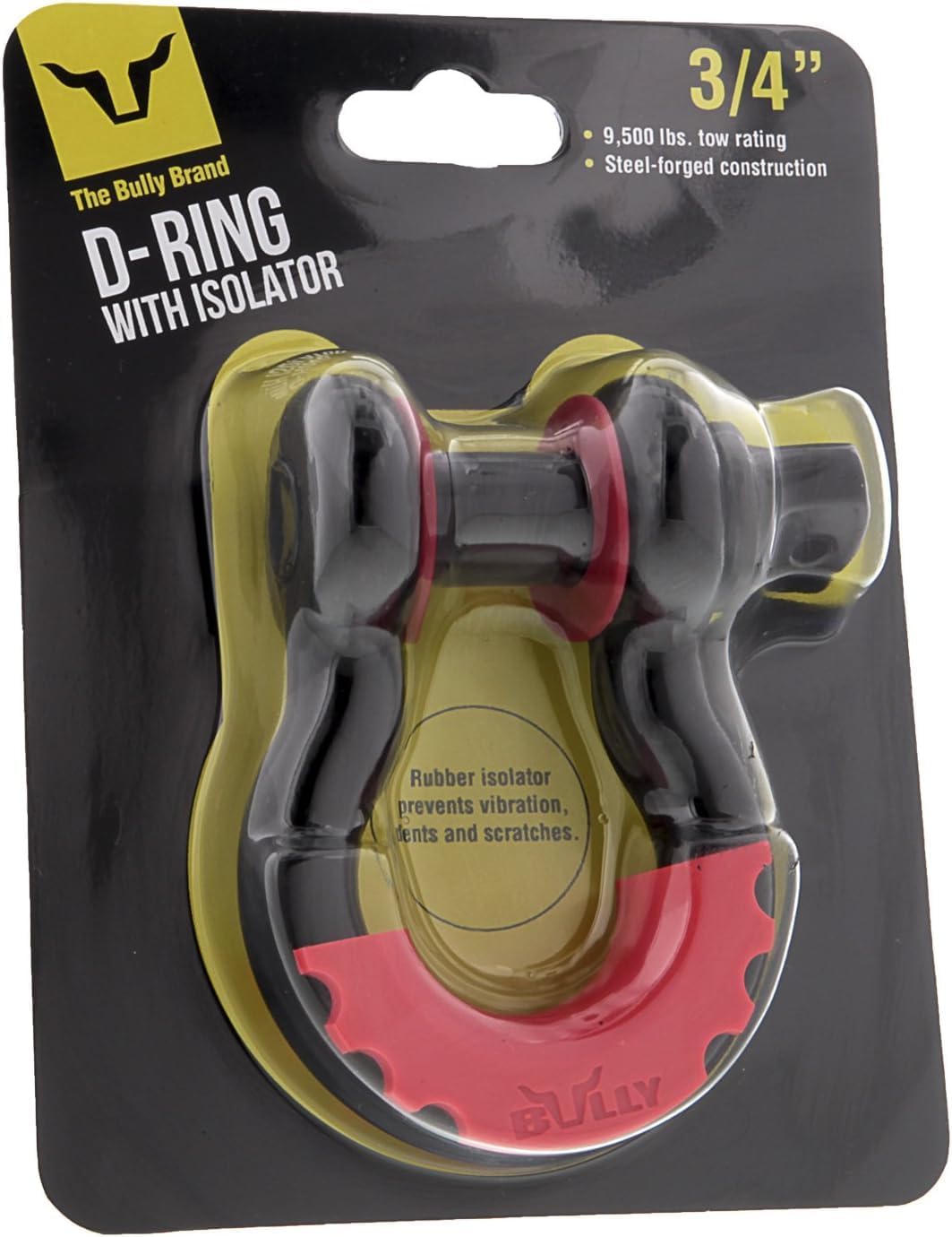 Cobra-Tek D Ring Shackles Heavy Duty 3/4 Inch - 68K LBS Capacity Galvanized Steel Tow Shackle Set for Off-Road Recovery Jeep Truck ATV - Screw Pin Design (2-Pack)