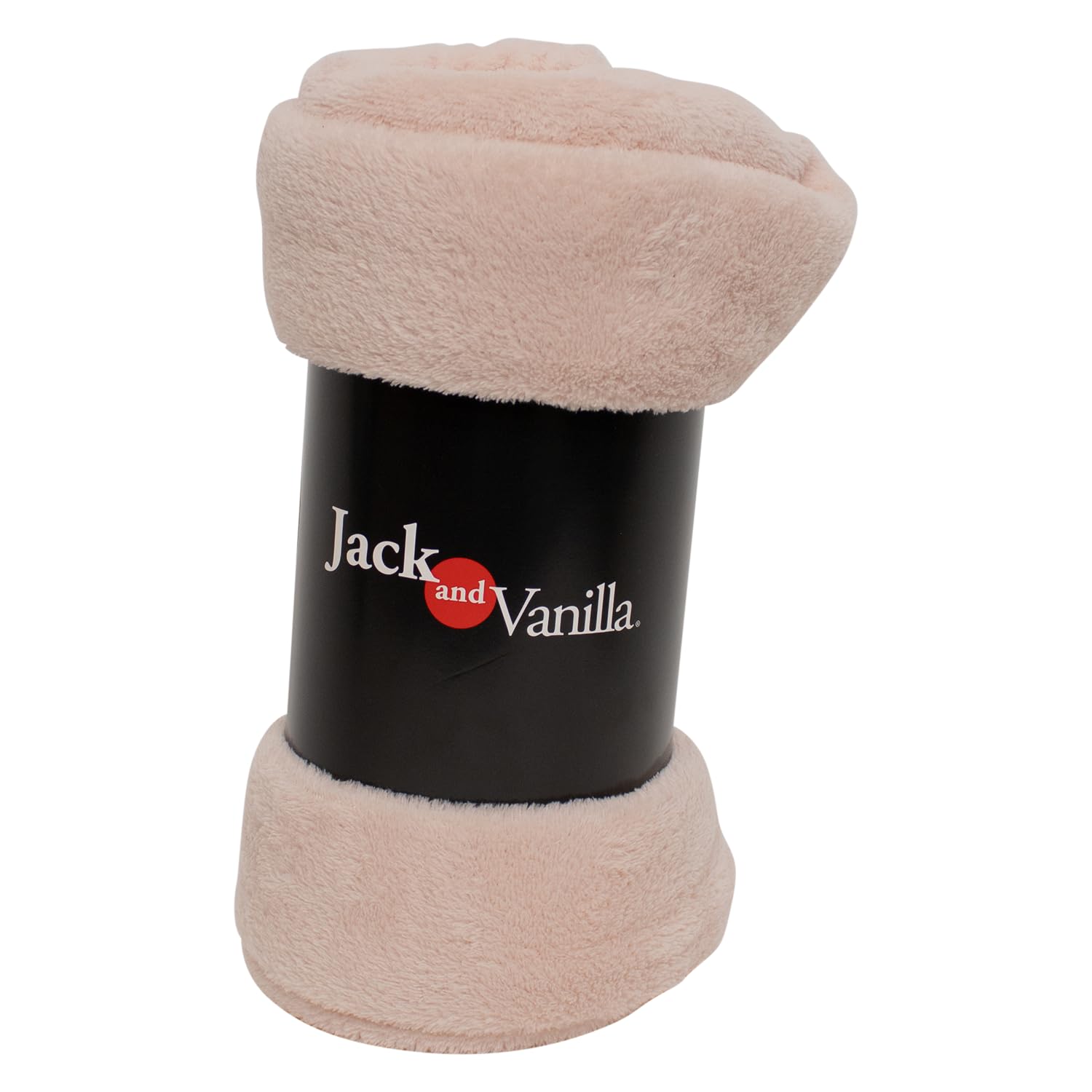 JACK AND VANILLA, Soft and comfortable blanket in pink, ideal for snuggling, 130 cm x 170 cm, perfect for the sofa or bed, adding warmth and style to your home, Cocoon model