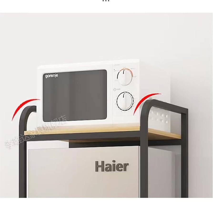 Amazon.co.jp: Uhetoice レンジラッ 箱上ラック 冷蔵庫ラック