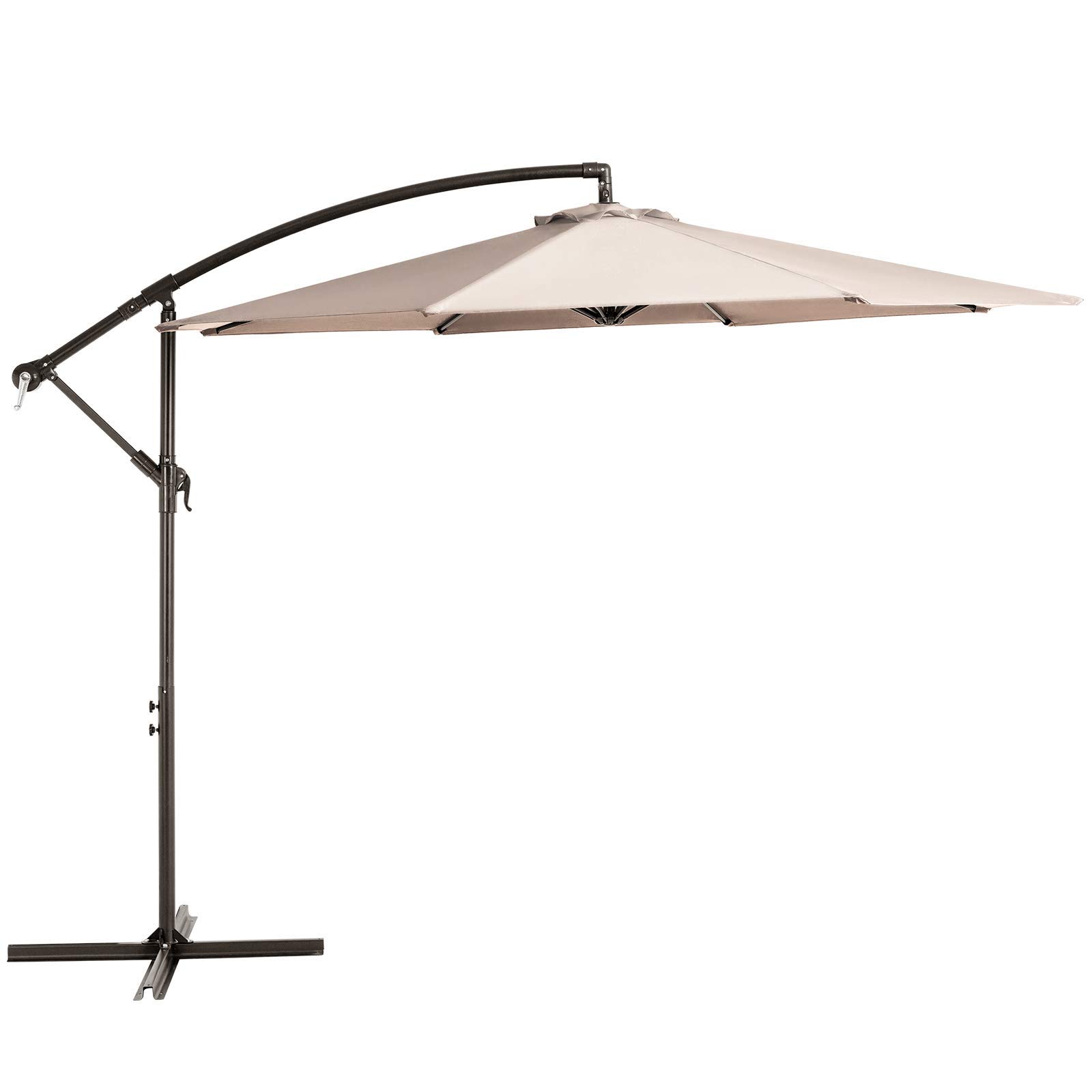 bumblr patio umbrella Amazon.com : Bumblr Offset Umbrella 10ft Cantilever Hanging Patio Umbrella  Large Outdoor Market Umbrellas with Crank & Cross Base UV Protected Sun  Shade for Garden Lawn Deck Backyard Pool, Beige : Patio,
