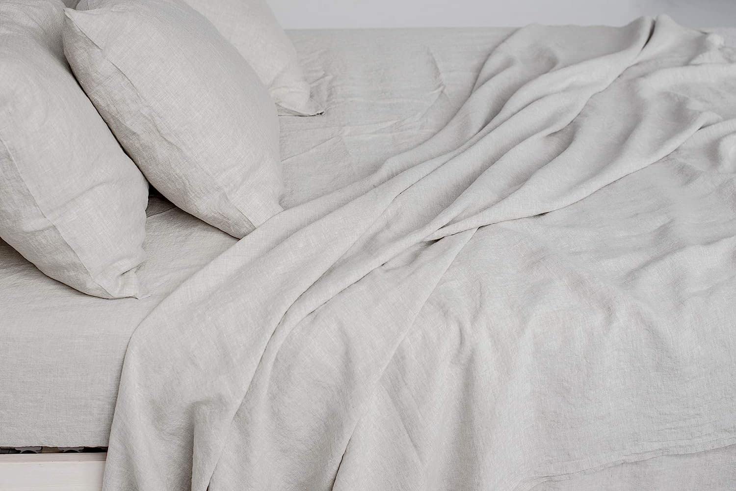 My Linen Home | Set di 2 Federe in Lino Lavato (100% StoneWashed) | Federe Cuscini 50x70 cm I Ipoallergenico, Termoregolazione e Traspirabilità I Adatto a Tutte le Stagioni | Copricuscini Naturale