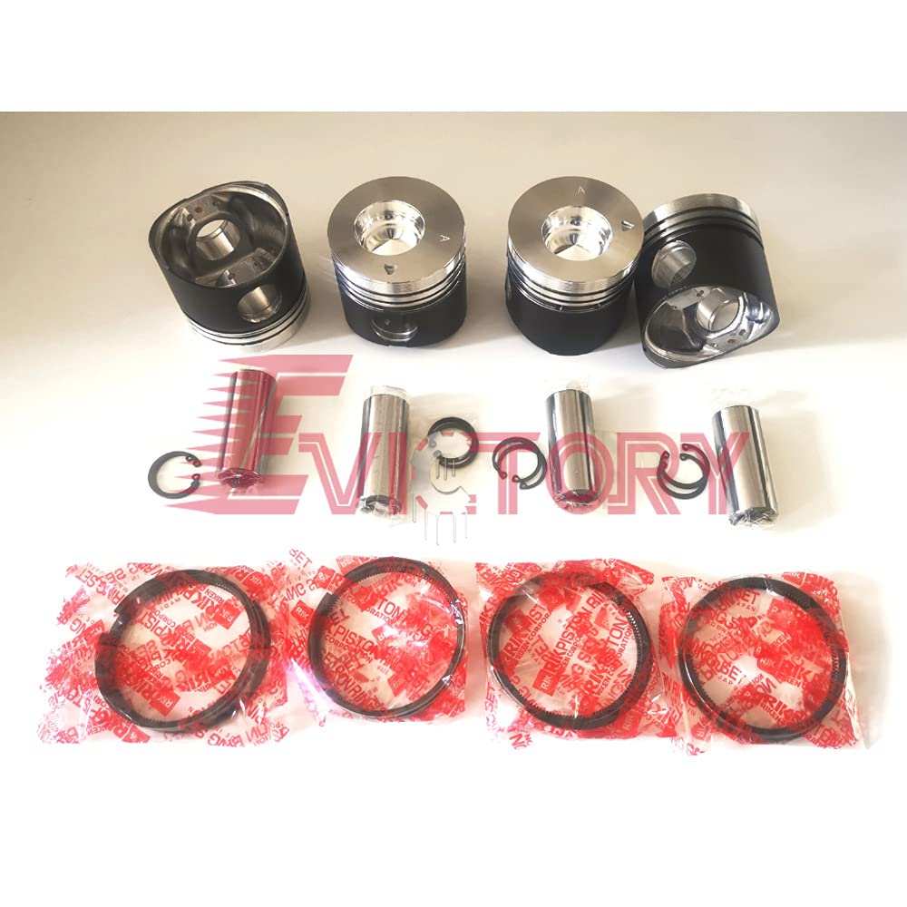 OVERSIZEd 0.50mm K4D K4E K4F pistone e anello pistone set misura per MITSUBISHI