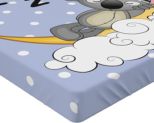 Miniatura 6 de Lunarable Sábana bajera ajustable de colibrí, hojas arremolinadas, flores florecientes, temática de primavera, ropa de cama de tela decorativa