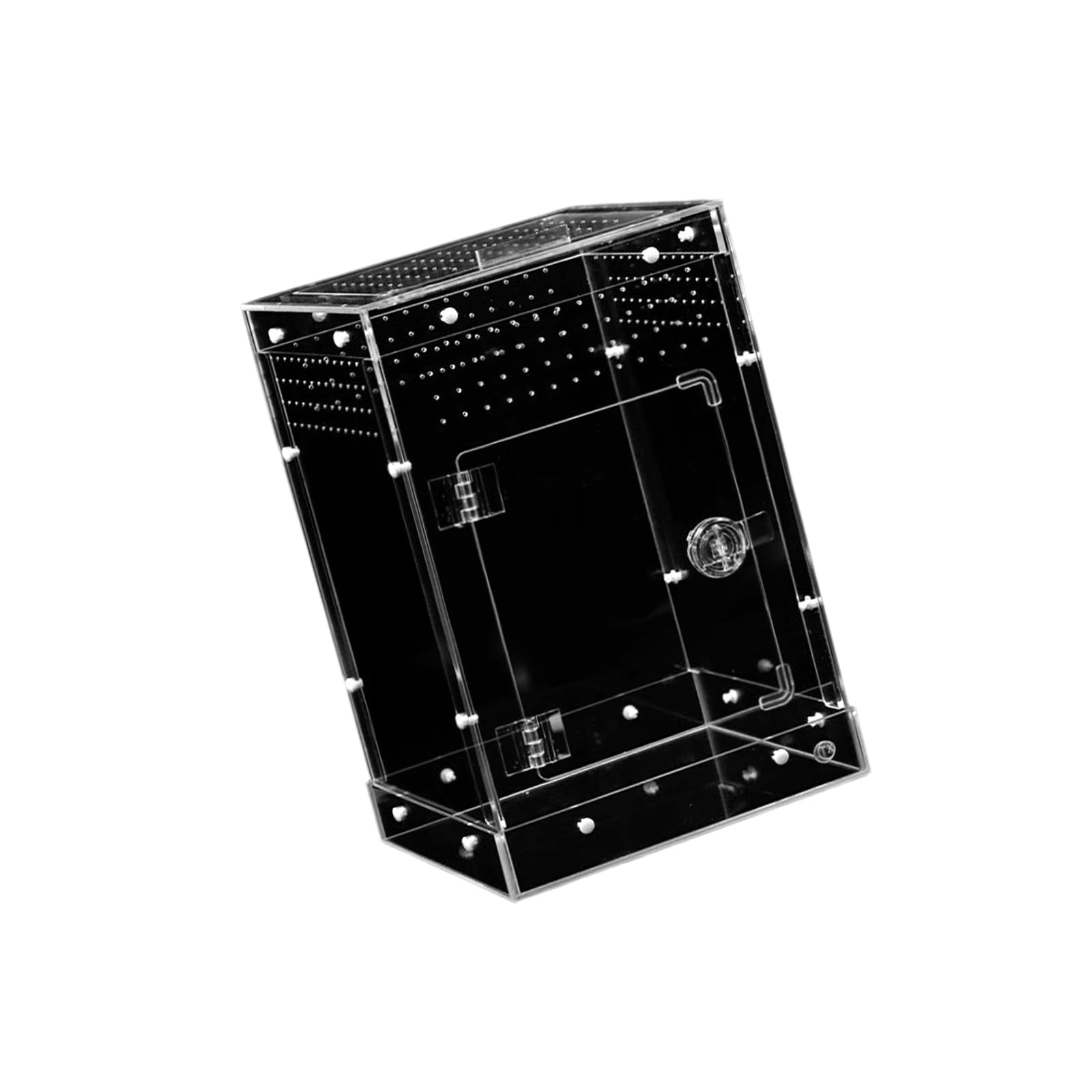 Caja de observación Terrario para Mascotas de Reptiles para albergar Ranas o Serpientes con Sistemas de ventilación Decoraciones para hogar Tanques de observación de Mascotas ventilados